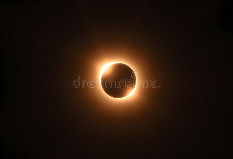 A view of a Solar Eclipse vector illustration