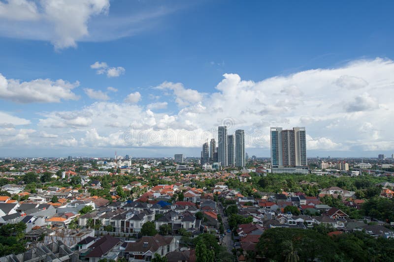 View Of South Jakarta  Indonesia Stock Photo Image of 