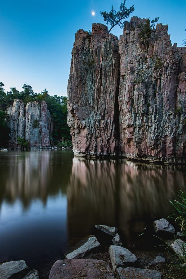 View of Split Rock Creek, Palisades State Park Stock Image Image of