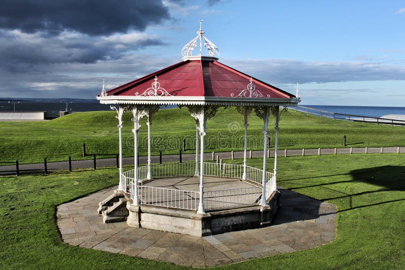 A view of St Andrews Band Stand royalty free stock image A view of St Andrews Band Stand royalty free stock image