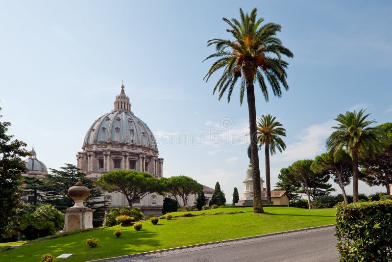 View at the St Peter s Basillica