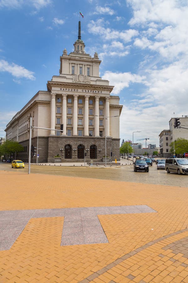 View of the St. Sofia Hall, Sofia, Bulgaria. Editorial Photography