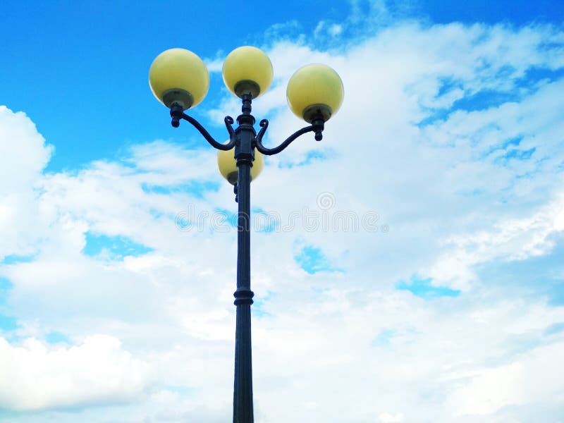 Street light, architectural decision stock photos Street light, architectural decision stock photos
