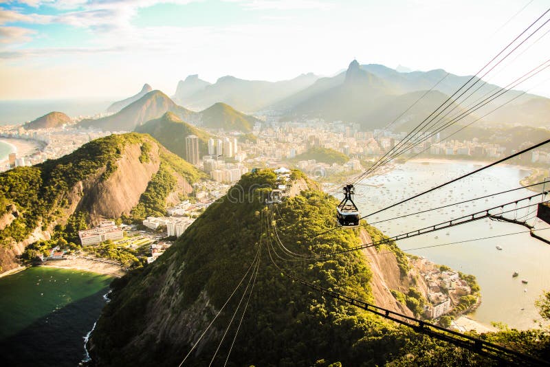 View of Sugar Loaf in Rio de Janeiro stock photography View of Sugar Loaf in Rio de Janeiro stock photography