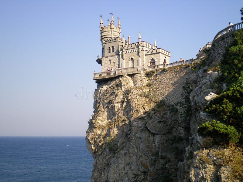 View of the Swallows Nest Castle,Crimea
