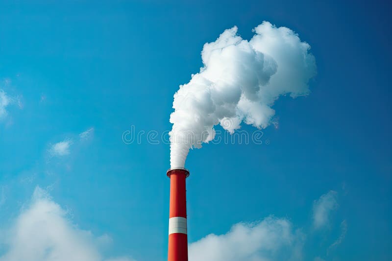 Chimney Smoke behind Standing Man · Free Stock Photo