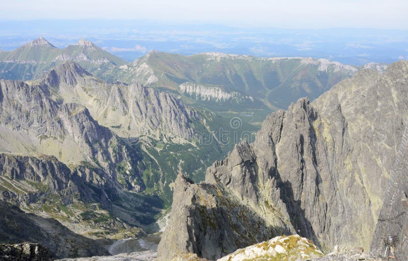 Pohled na Tatry z Lomnického štítu