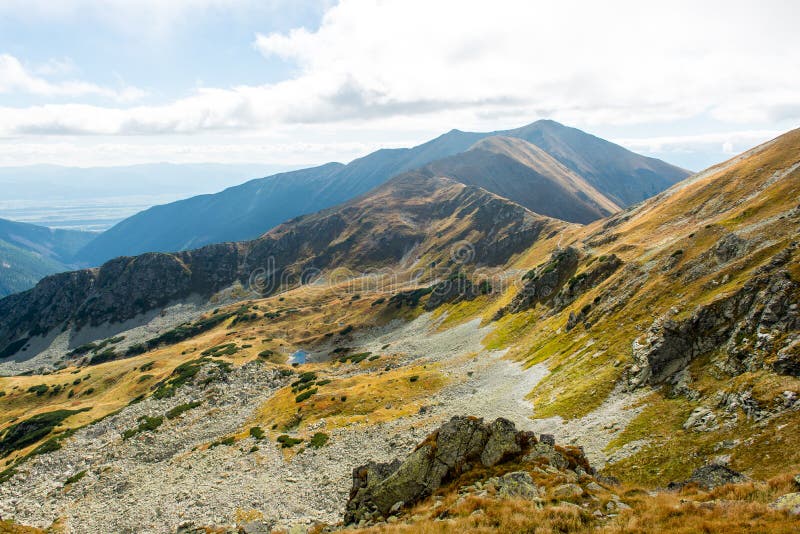 Pohľad na Tatry na Slovensku