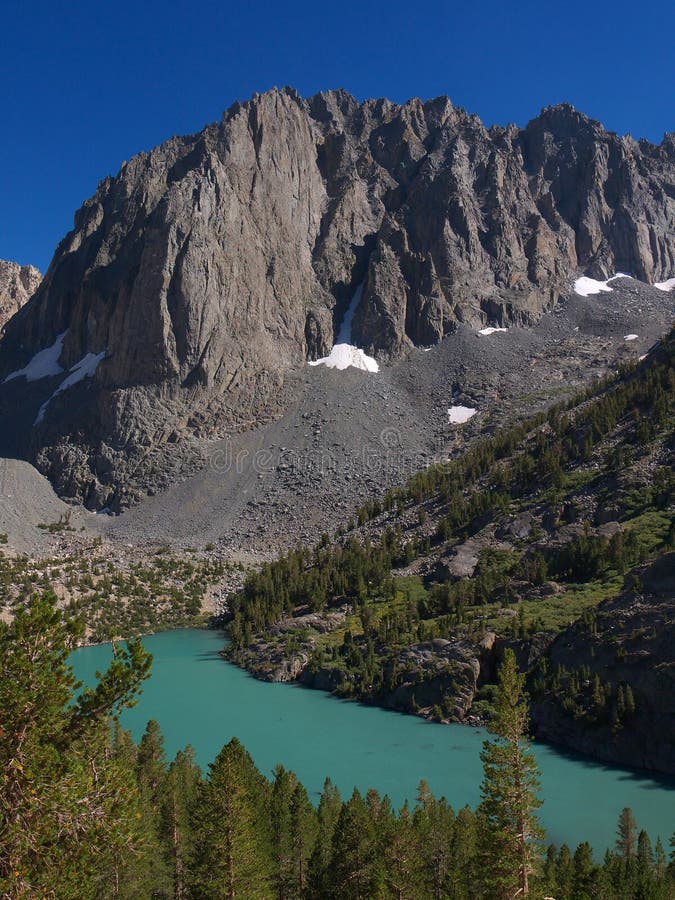 View of Temple Crag over Second Lake