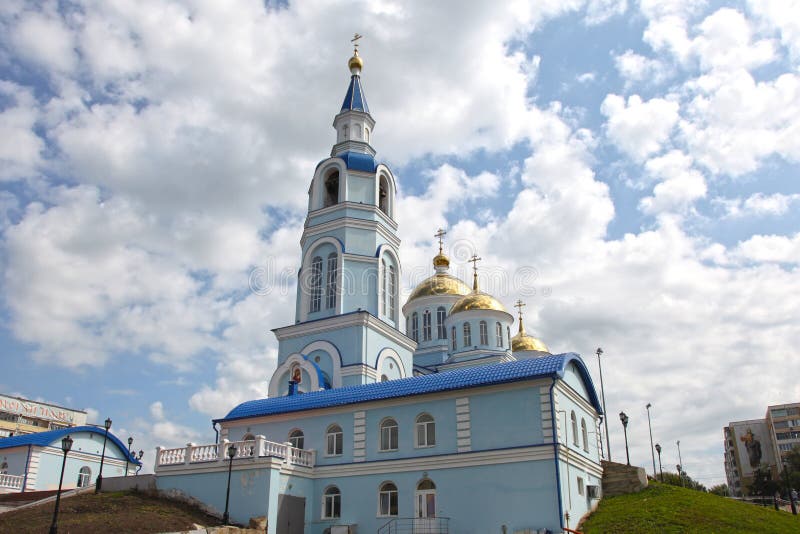 View at Temple of Kazan icon of the mother of god in Saransk, Repulic Mordovia