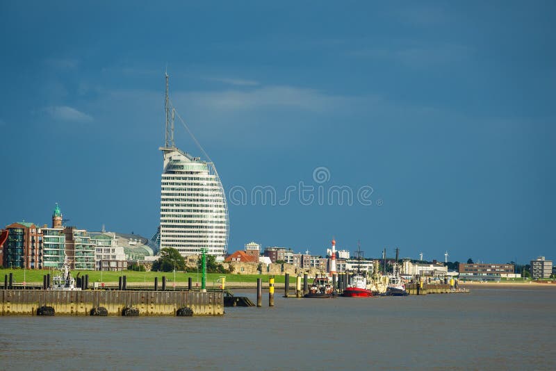 View to the city Bremerhaven in Germany stock images View to the city Bremerhaven in Germany stock images