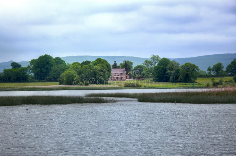 View To Irish House on River Shannon Stock Photo Image of destination