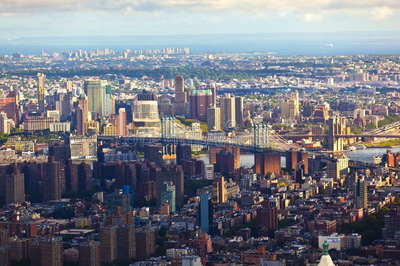 View to Manhattan Bridge in late