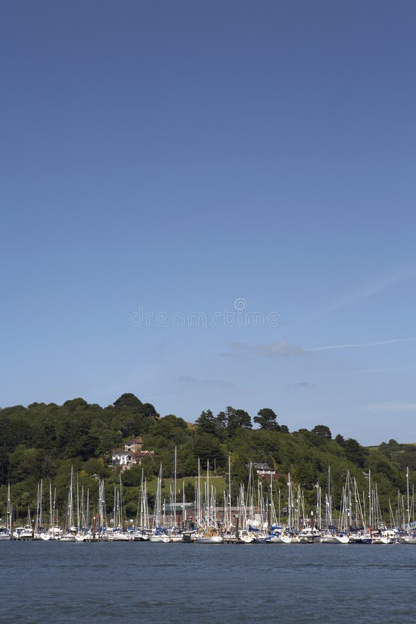 View towards kingswear marina