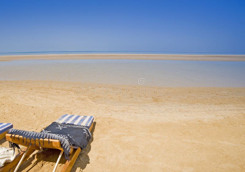 View from a tropical beach