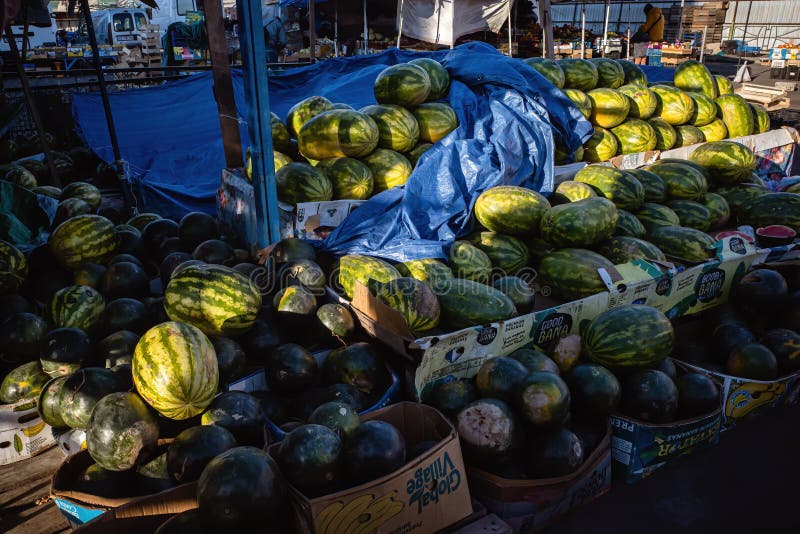 View of a Typical Food Market in Ukraine Editorial Stock Photo - Image