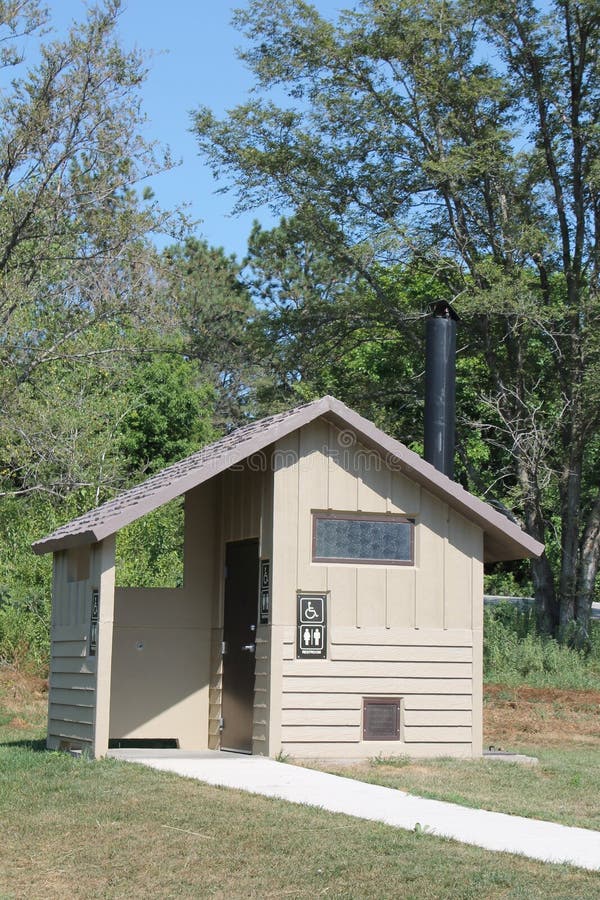 Public Restroom at Public Park. Stock Image Image of park, public