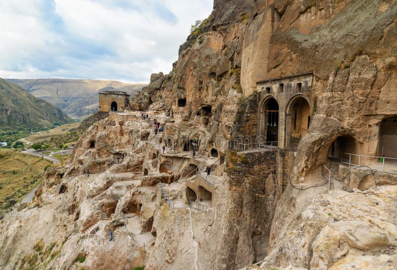 View on Vardzia cave monastery. Georgia