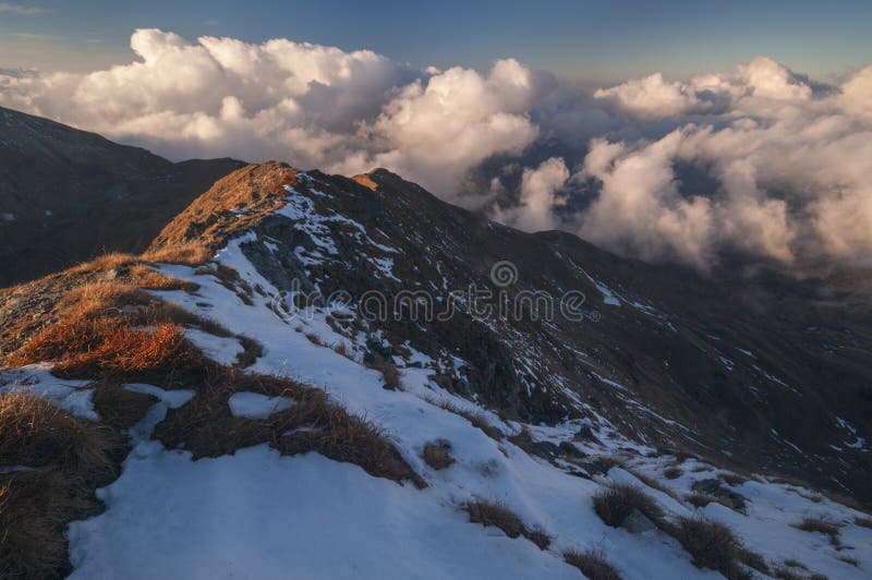 View from Velka Kamenista mountain at Western Tatras