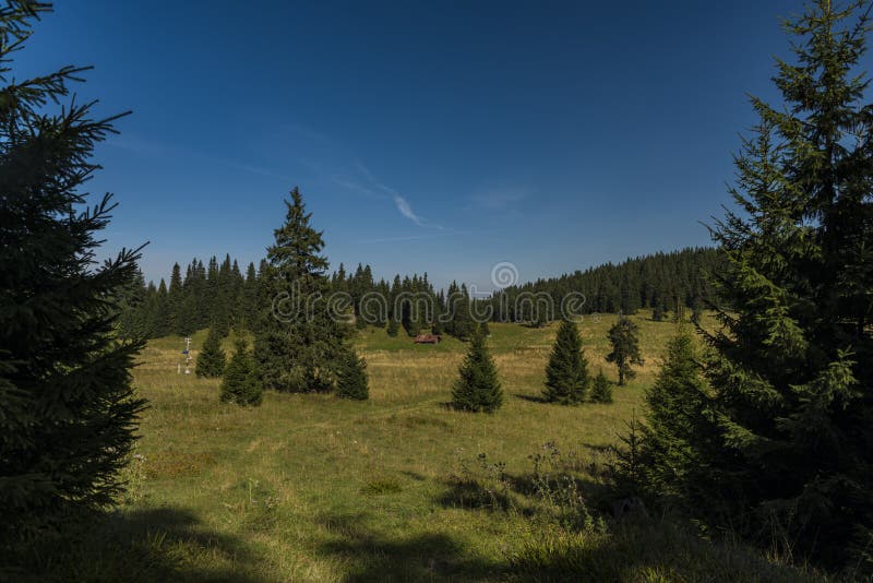 View in Velky Choc area in Slovakia mountains