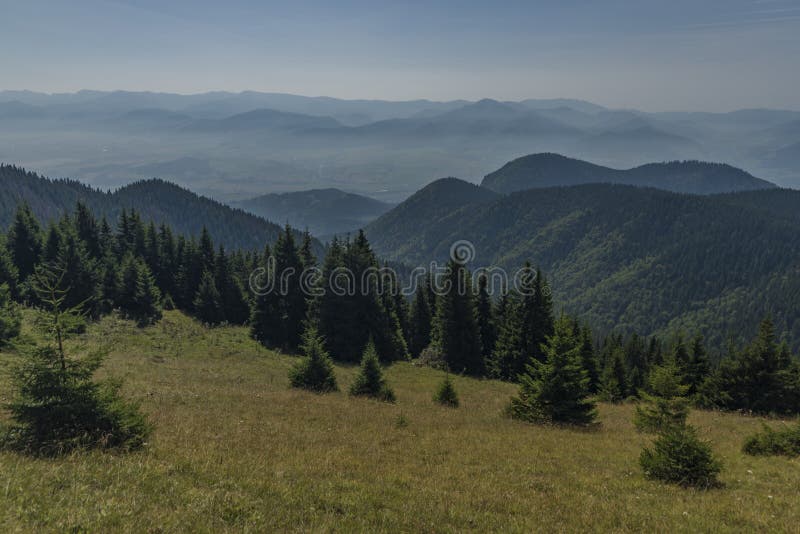 View in Velky Choc area in Slovakia mountains