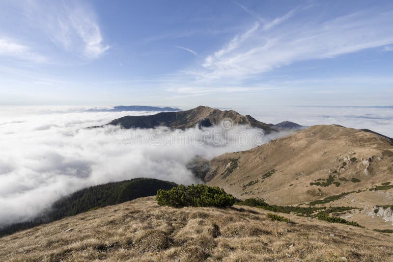 Pohľad z Veľkého Kriváňa, Malá Fatra, Malá Fatra, Slovensko, Európa