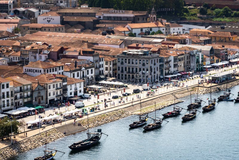 View of the Vila Nova de Gaia from the Dom Luis bridge