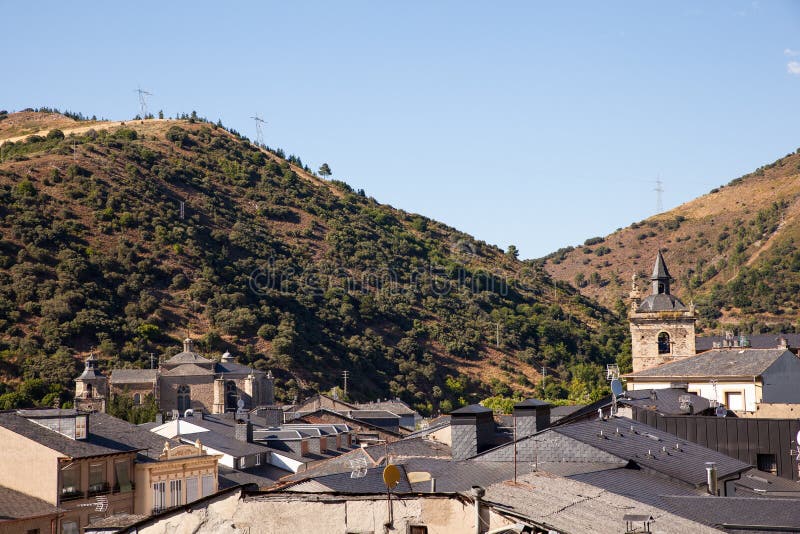 View of Villafranca Del Bierzo, Spain Editorial Photo Image of