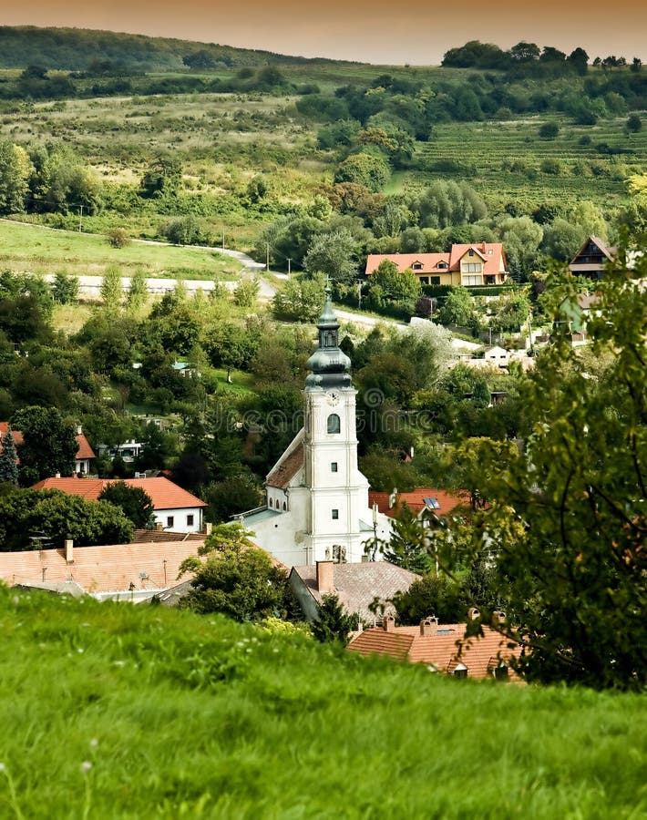 View on village Devin