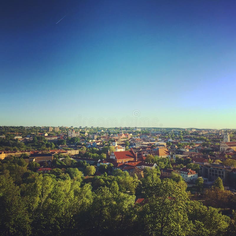 Panoramic view of Oldtown royalty free stock photos Panoramic view of Oldtown royalty free stock photos