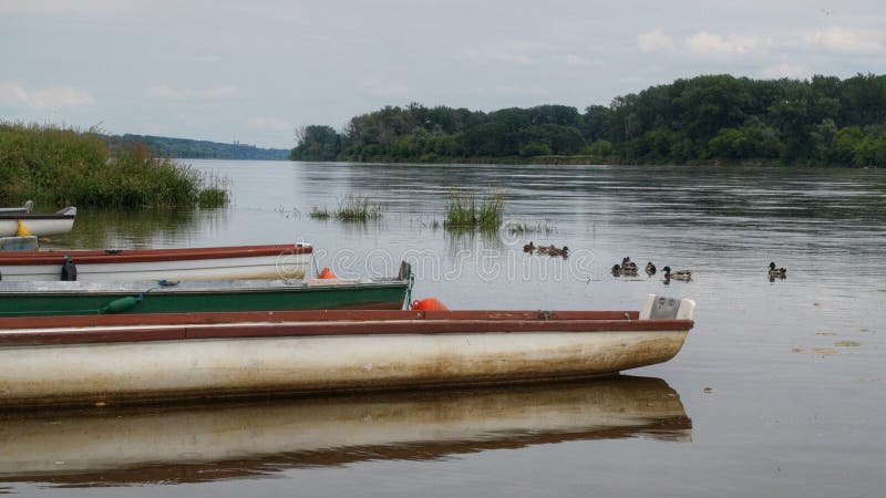 View of the Vistula River near Wyszogrod in Poland