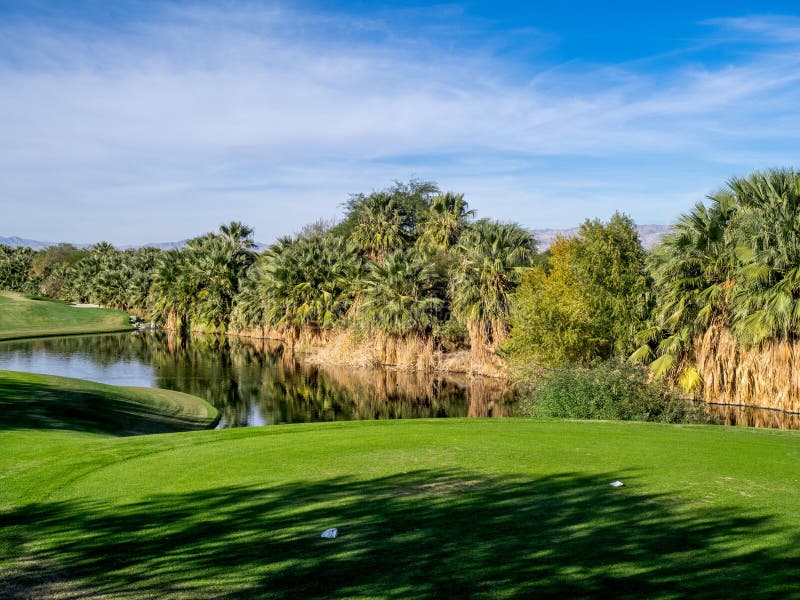 Water Features at a Golf Course Stock Image Image of popular