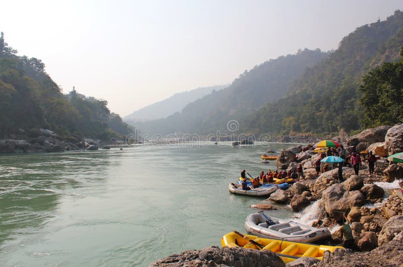 River rafting editorial stock photo. Image of scenic 69846588
