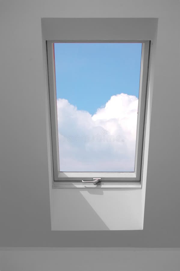 View through the window. stock photos