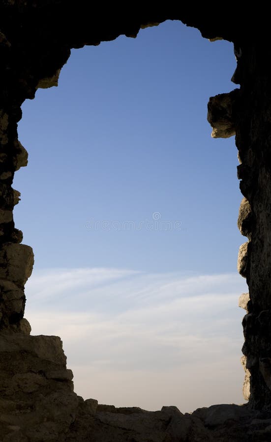 View through window