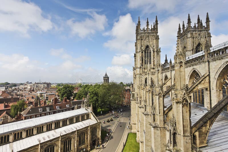 York Minster & City Wall York England Editorial Stock Image Image