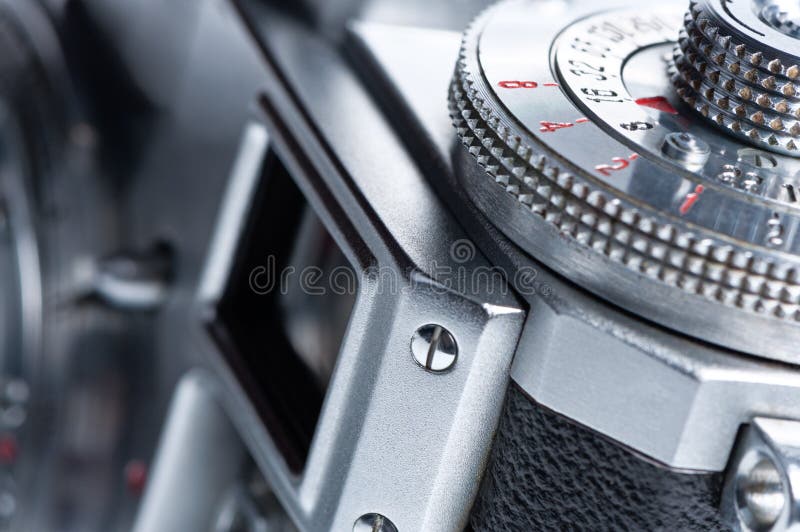 Viewfinder der alten Kamera. stockfotos Viewfinder der alten Kamera. stockfotos