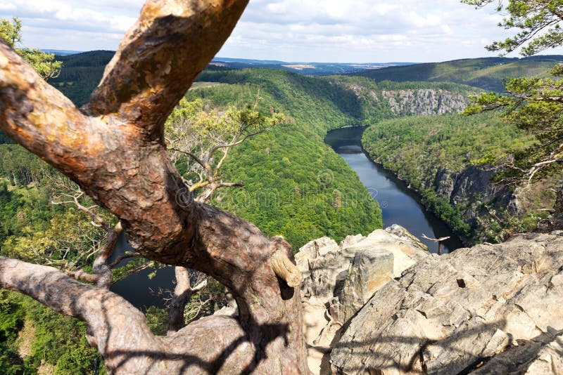 Viewpoint Mai, Stechovice dam on Moldau river, Central Bohemia, Czech republic stock image Viewpoint Mai, Stechovice dam on Moldau river, Central Bohemia, Czech republic stock image