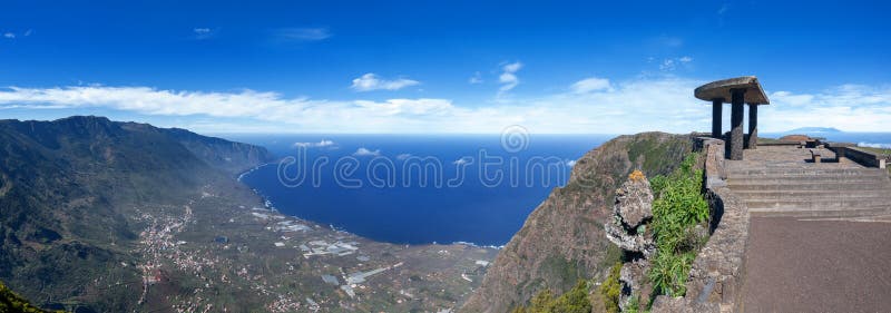 Viewpoint Mirador de Jinama - El Hierro, Canary Islands. El Hierro, Canary Islands - Viewpoint Mirador de Jinama overlooking the El Golfo valley with the place stock image Viewpoint Mirador de Jinama - El Hierro, Canary Islands. El Hierro, Canary Islands - Viewpoint Mirador de Jinama overlooking the El Golfo valley with the place stock image
