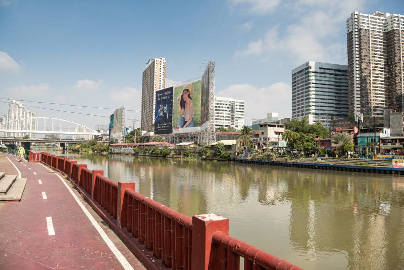 Views of Manila from the banks of the Pasig River.