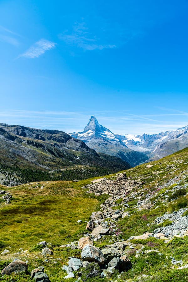 views of the Matterhorn peak in Zermatt, Switzerland royalty free stock photos views of the Matterhorn peak in Zermatt, Switzerland royalty free stock photos