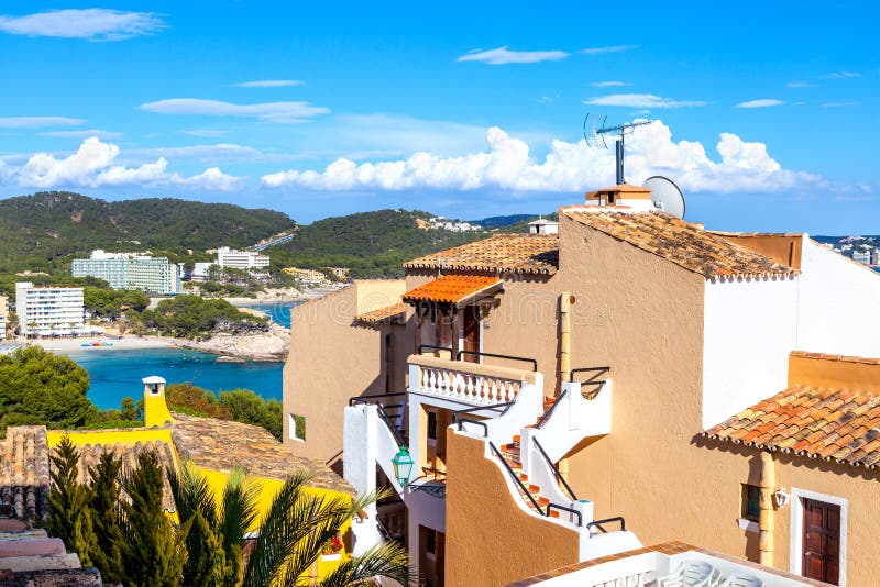Views of Mediterranean Sea from Paguera Village stock images Views of Mediterranean Sea from Paguera Village stock images
