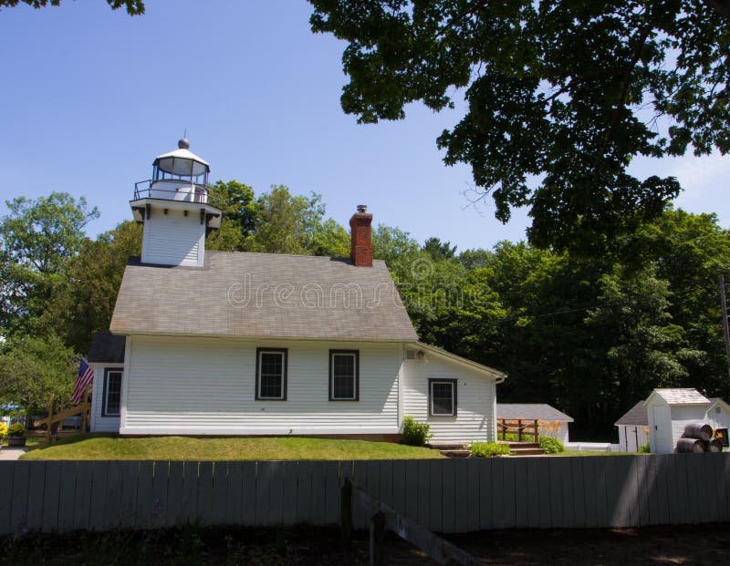 Old Mission Peninsula, North of Traverse City, Michigan in Summer Stock