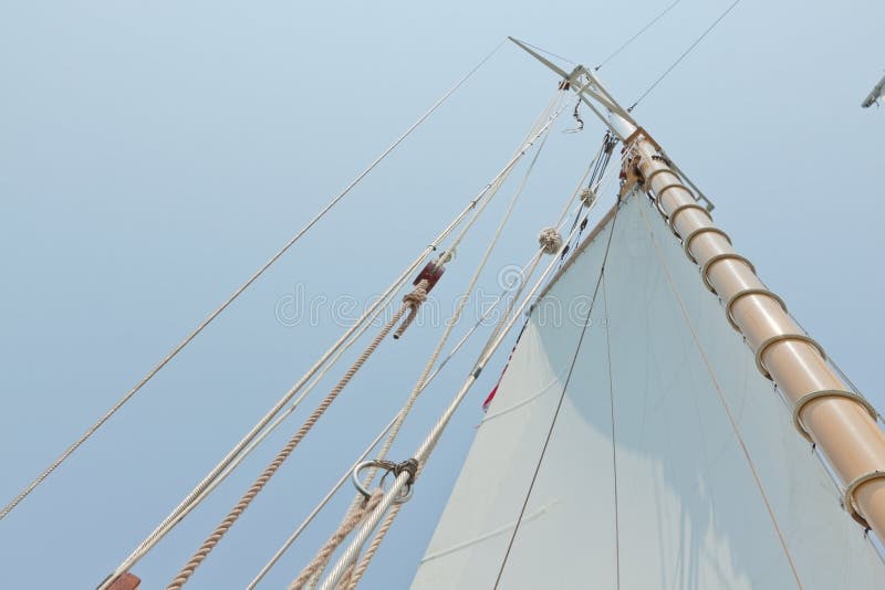 Views of the private sail yacht.