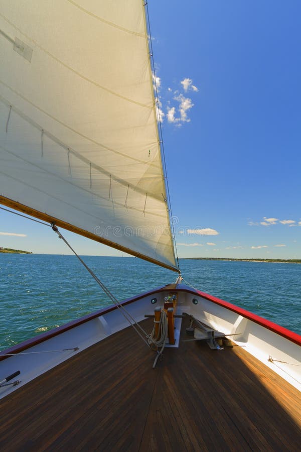 Views of the private sail yacht.