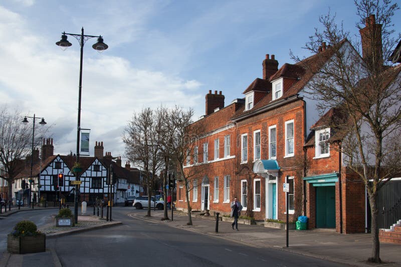 Views of the Town Centre of Wokingham, Berkshire in the UK Editorial