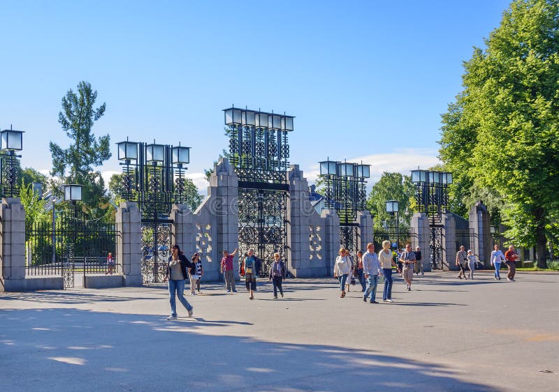 Oslo, Norway, entrance to Vigeland Park.