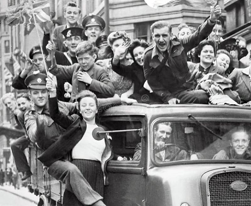 Vigilia, celebrazioni, Londra, 8 maggio 1945
