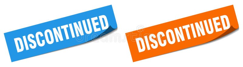 discontinued sticker. discontinued sign set. discontinued isolated label. discontinued sticker. discontinued sign set. discontinued isolated label