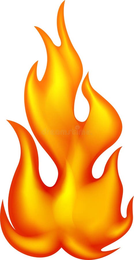 Vignetta illustrazione del vettore isolata. Illustrazione vettoriale di vignette di incendio isolata per il progetto